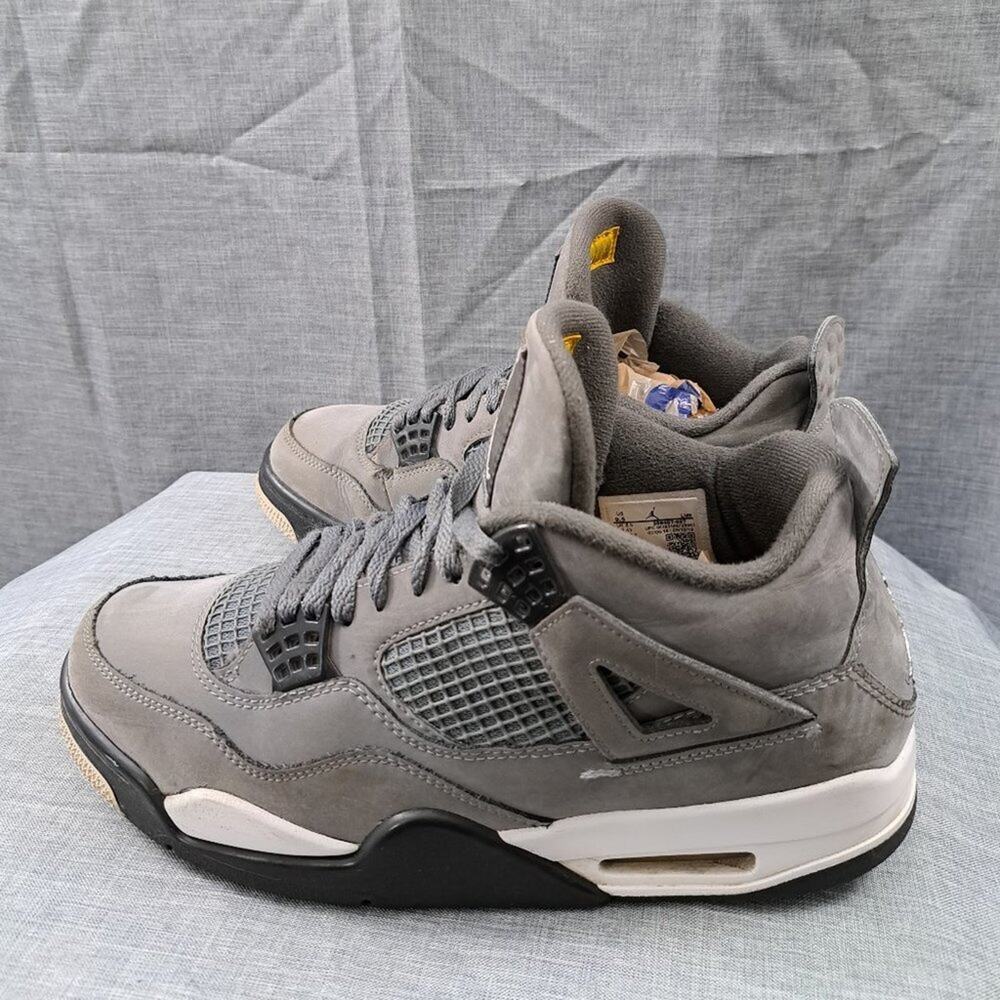 %Nike Air Jordan 4 Retro Cool Grey 2019 Men's Size US 9.5 / AJ9